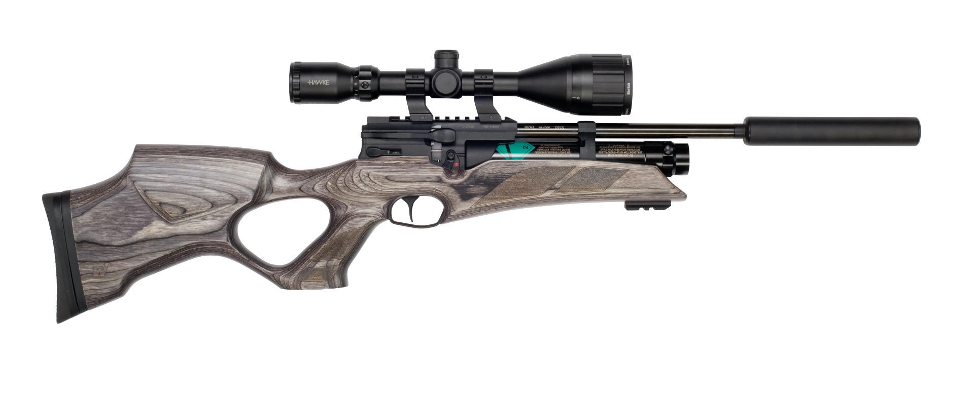 Weihrauch HW 110KT Laminate PCP Air Rifle Combination Package