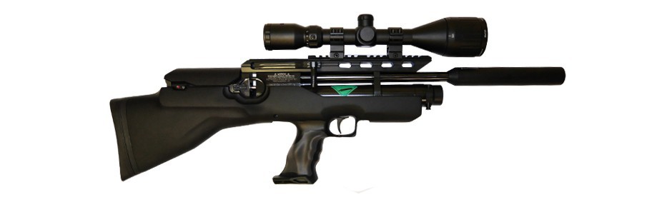 Weihrauch HW100X Bull-Pup PCP Air Rifle Combination Package