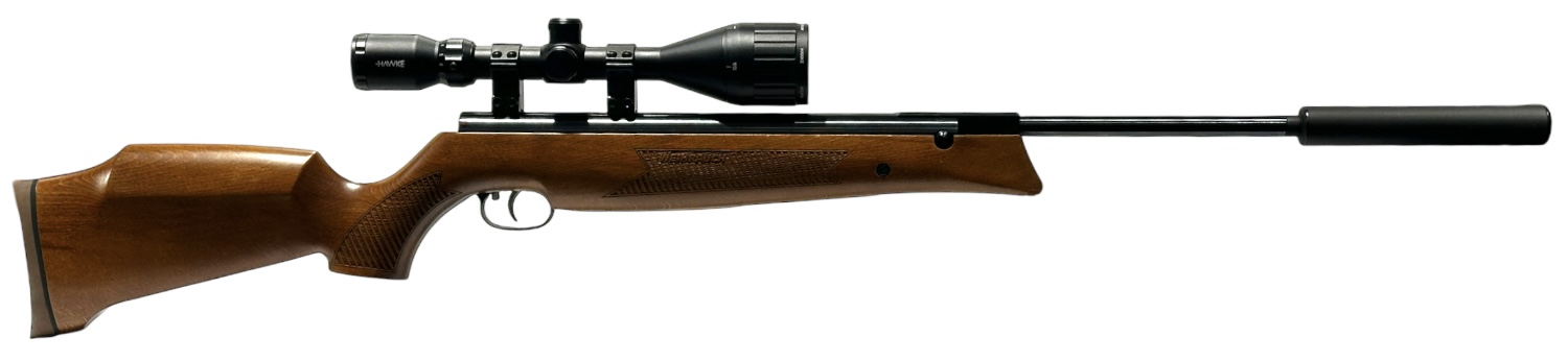 Weihrauch HW80K Hunting Spring Air Rifle Combination Package