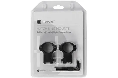 Hawke High 2 Piece Double Screw Mounts