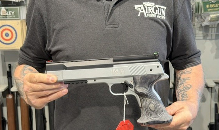 Weihrauch HW45 Silverstar Air Pistol In Shop